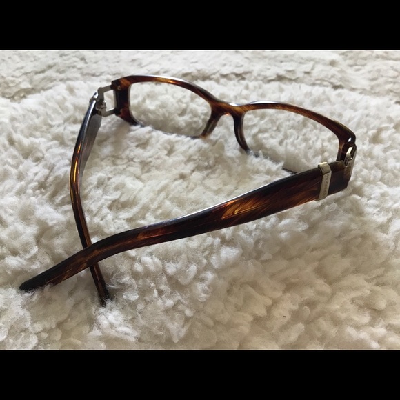 Burberry Tortoise Rectangle Frame Eyewear Made in Italy - Picture 12 of 12